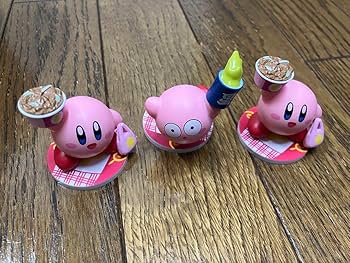 Amazon.co.jp: 吉野家 カービィ コラボ フィギュア 3個 : おもちゃ